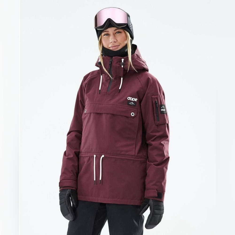 DOPE snow Burgundy Annok W Shell Jacket - Picture 6 of 8